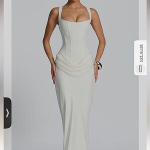 Elegant White Evening Gown